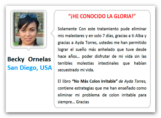 testimonio-becky | No Más Colon Irritable