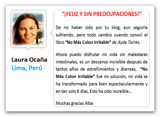 testimonio-laura | No Más Colon Irritable