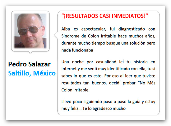 testimonio-pedro | No Más Colon Irritable