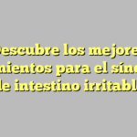Descubre los mejores tratamientos para el síndrome de intestino irritable