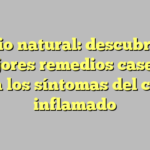 Alivio natural: descubre los mejores remedios caseros para los síntomas del colon inflamado