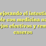 Mejorando el intestino irritable con medicina natural: Consejos efectivos y remedios caseros
