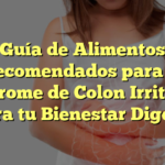 Guía de Alimentos Recomendados para el Síndrome de Colon Irritable: Mejora tu Bienestar Digestivo