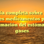 Guía completa sobre los mejores medicamentos para la inflamación del estómago y gases