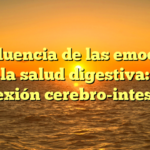 La influencia de las emociones en la salud digestiva: La conexión cerebro-intestino